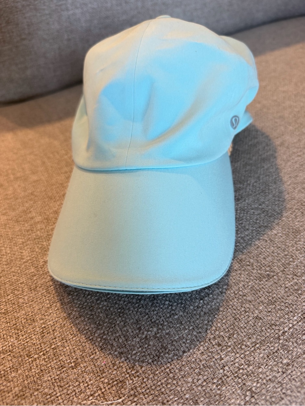lululemon athletica light blue running hat adjustable cap
